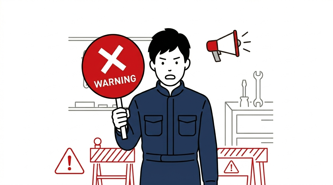 整備士　転職　失敗パターン