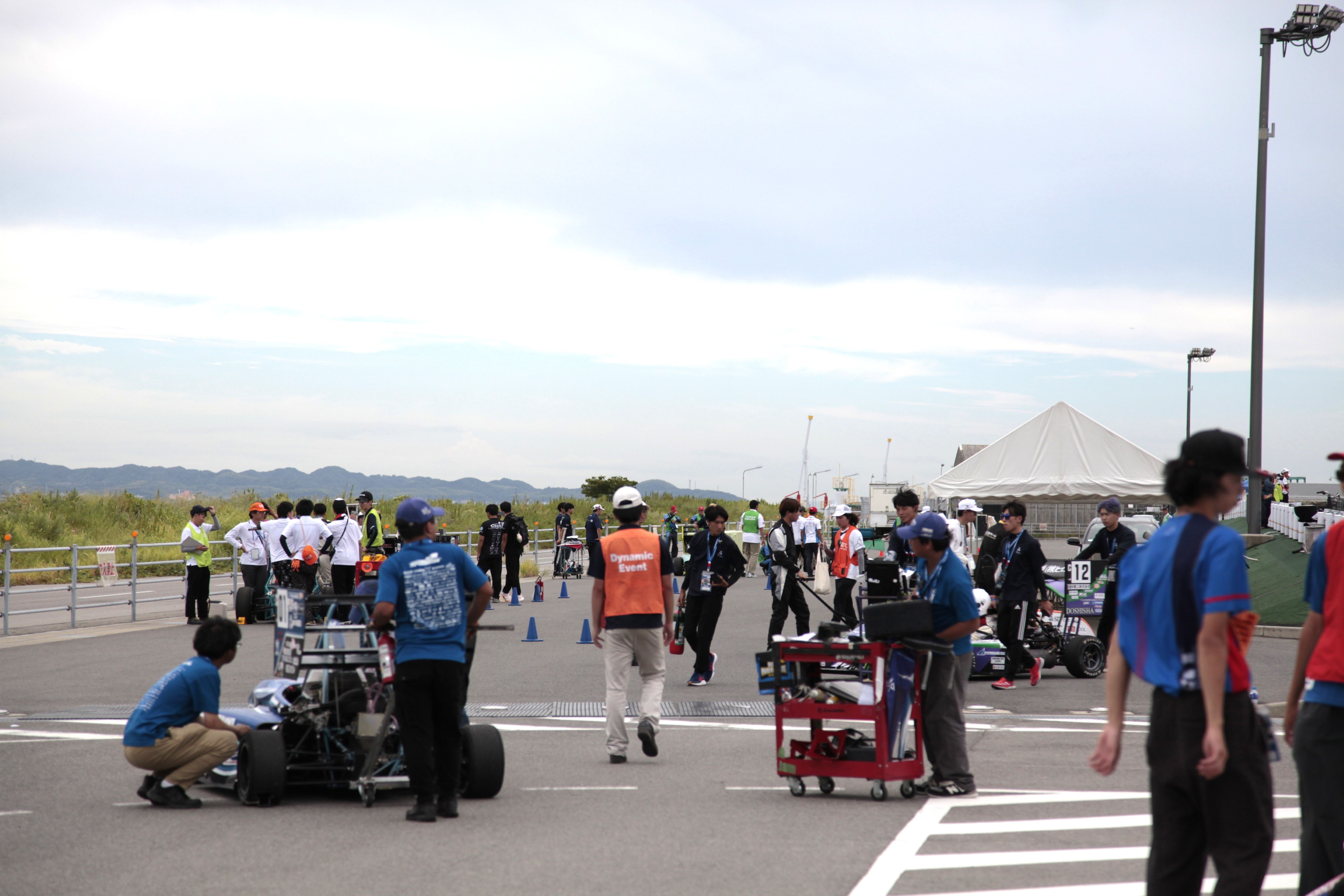 学生フォーミュラ会場